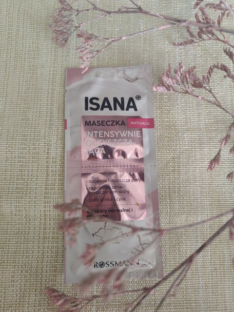 Isana Maseczka do twarzy, Intensywnie oczyszczająca, Matująca, Dla skóry normalnej i mieszanej