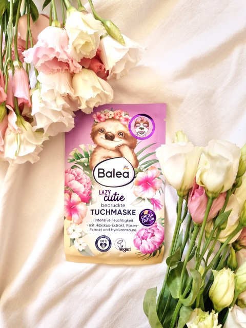 Balea Maseczka do twarzy w płacie, Lazy cutie