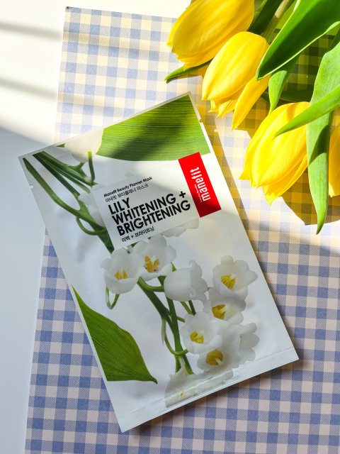 manefit Maska do twarzy w płacie, Lily Whitening + Brightening