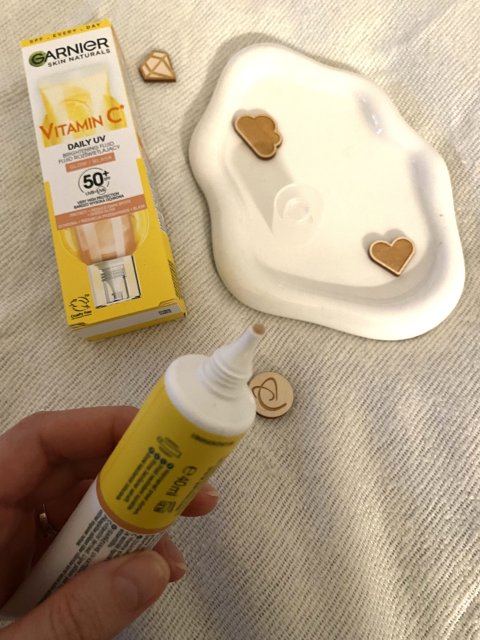 Garnier Skin Naturals, Vitamin C, Fluid do twarzy, Daily UV, Glow/Blask, SPF 50 +