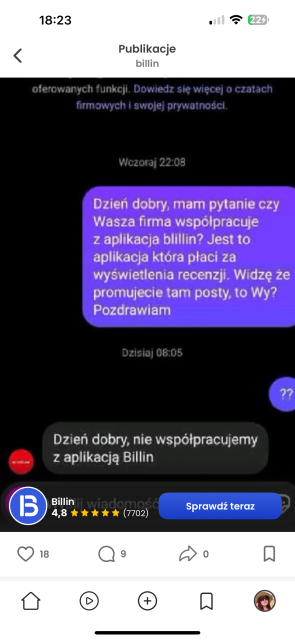 Billin - nowa apka do recenzji i zarabiania 