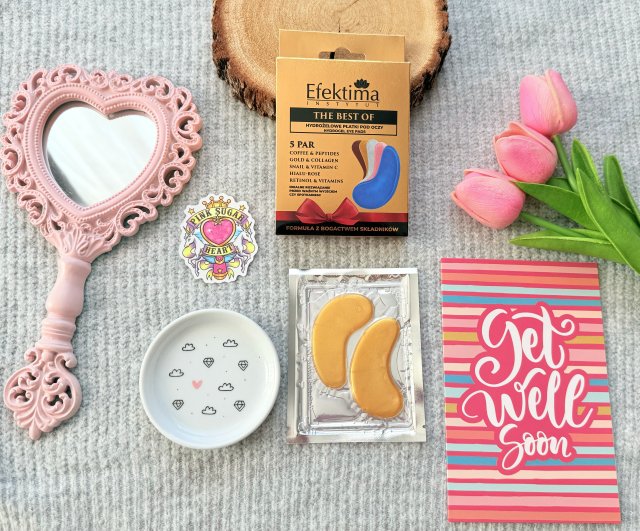 Efektima Gold & Collagen, Płatki pod oczy, Hydrożelowe, Zmarszczki i zmęczona skóra