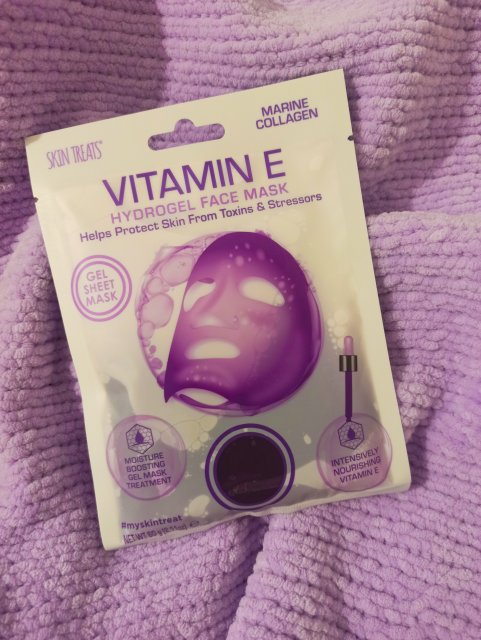 Skin Treats Maska do twarzy w płacie, Hydrożelowa, Vitamin E