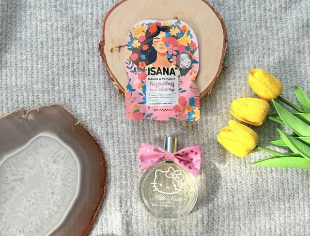 Isana Maska w płachcie, Rozkwitnij na wiosnę, Z kwasem hiaulronowym, pantenolem i ekstraktem z magnolii