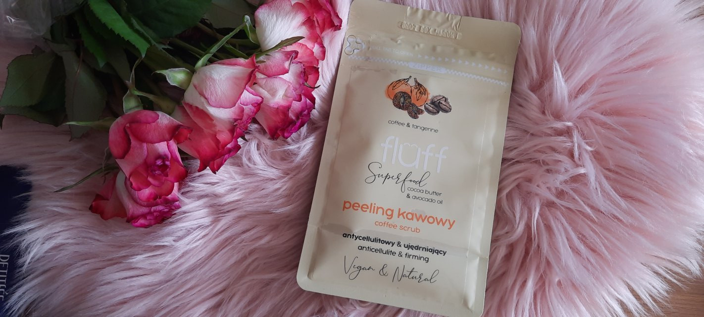 Fluff Superfood, Peeling do ciała, Kawowy, Kawa & Mandarynka
