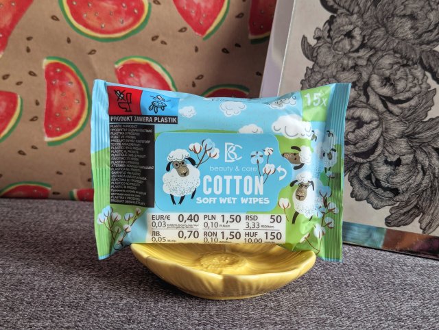 beauty & care Chusteczki odświeżające, Cotton