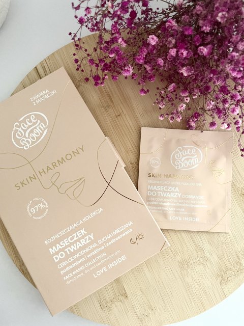 Skin Harmony, Face Boom maseczka do twarzy, dobranoc