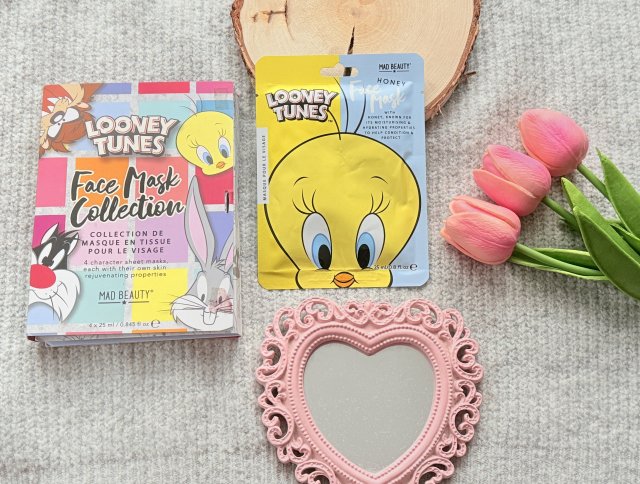 Mad Beauty Maska do twarzy w płacie, Looney Tunes, Tweety, Honey