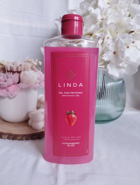 Linda Żel pod prysznic, Kremowo-owocowy, Strawberry Bliss