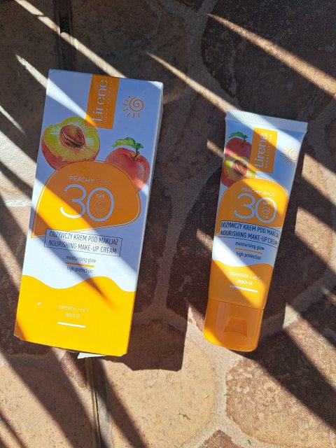 Lirene Dermoprogram, Peachy Shot, Krem pod makijaż, Odżywczy, 30 SPF