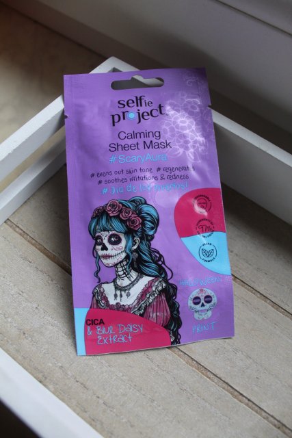 Selfie Project Maska do twarzy płacie, Calming, #scaryAura