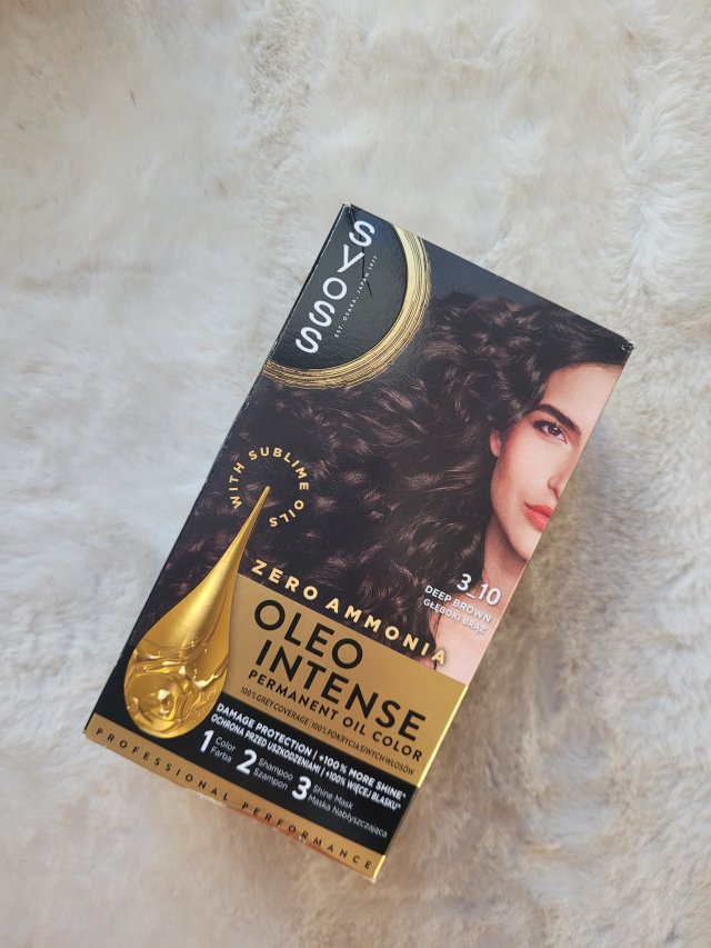 Syoss Oleo Intense, Permament Color, Farba do włosów, nr 3-10 Deep Brown