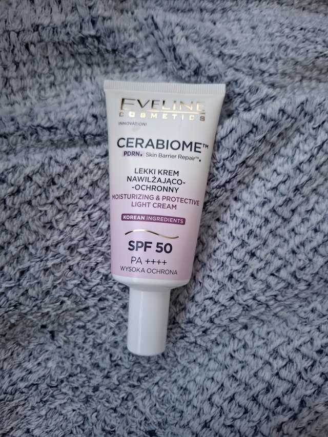 Eveline Cerabiome, Krem do twarzy, Lekki, Nawilżajaco-ochronny, SPF50
