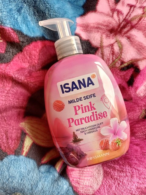 Isana Mydło do rąk w płynie, Pink Paradise 