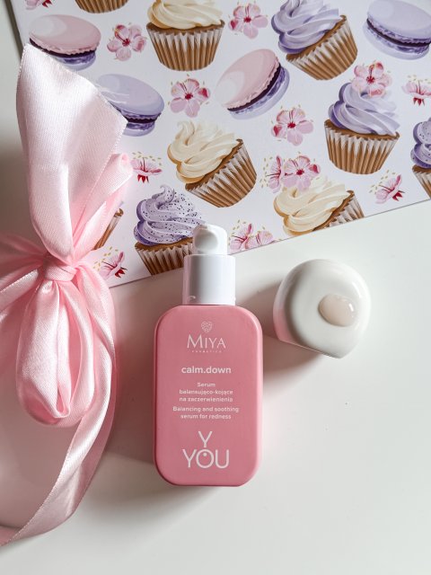 Miya Cosmetics Y.YOU, Serum do twarzy, calm.down, Balansująco-kojące na zaczerwienienia