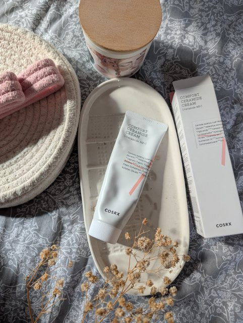 Cosrx Balancium Comfort Ceramide Cream, Krem kojący, Z ceramidami