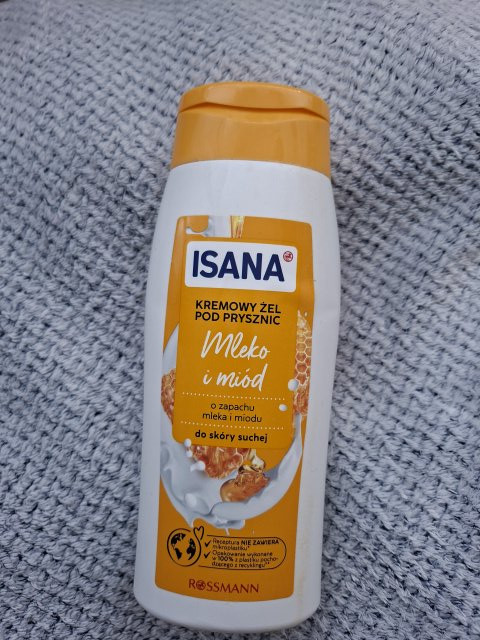 Isana Żel pod prysznic, Mleko i miód