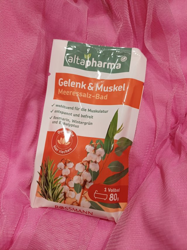 Altapharma Sól do kąpieli, Morska, Relaksująca, Gelenk & Muskel
