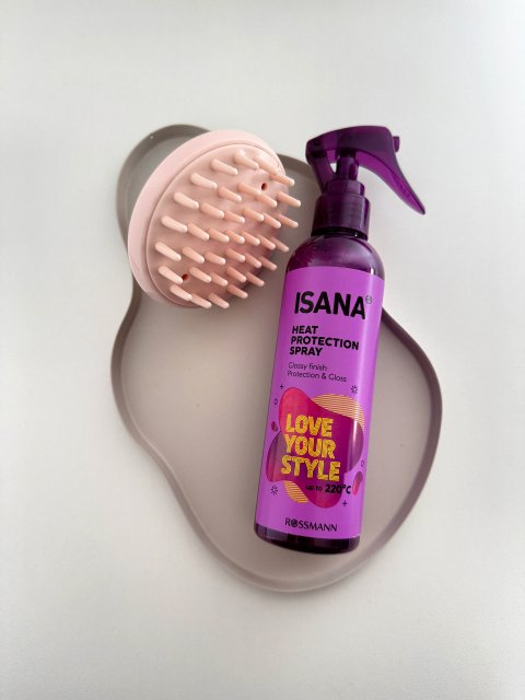 Isana Termoochronny spray do włosów, Love your style, protection and gloss 