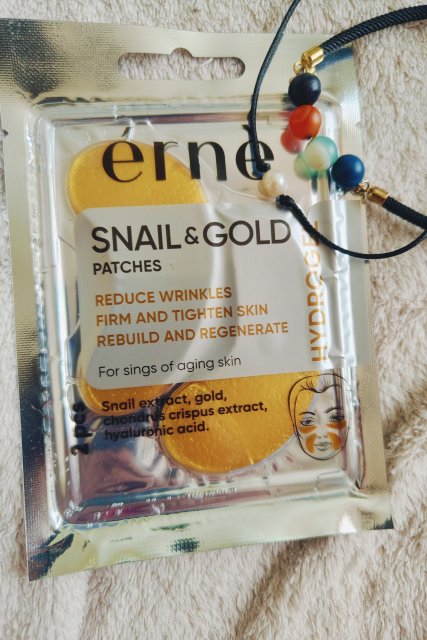 Érné Płatki pod oczy, Hydrożelowe, Snail & Gold