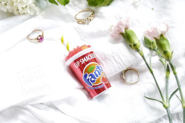 Lip Smacker Balsam do ust, Kubeczek, Fanta Strawberry