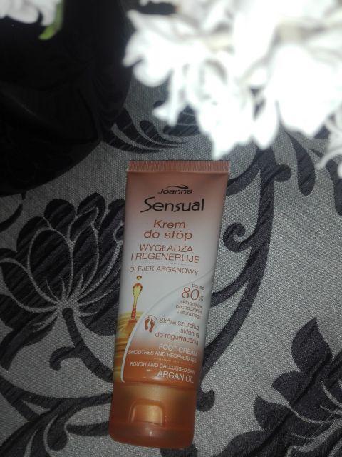 Joanna Sensual, Krem do stóp, Regenerujący, Olejek arganowy