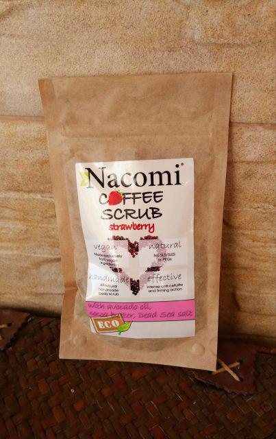 Nacomi Peeling do ciała, Kawowy, Truskawka
