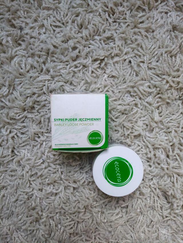 Ecocera Puder do twarzy, Jęczmienny, Sypki