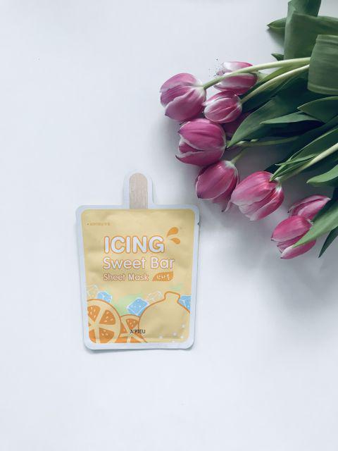 A'pieu Icing Sweet Bar, Maska do twarzy w płacie, Mandarynka Hanrabong
