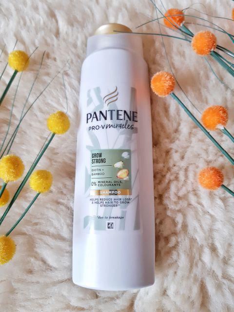 Pantene Pro-V Miracles, Grow Strong, Szampon do włosów, Wzmacniający, Biotyna, Bambus