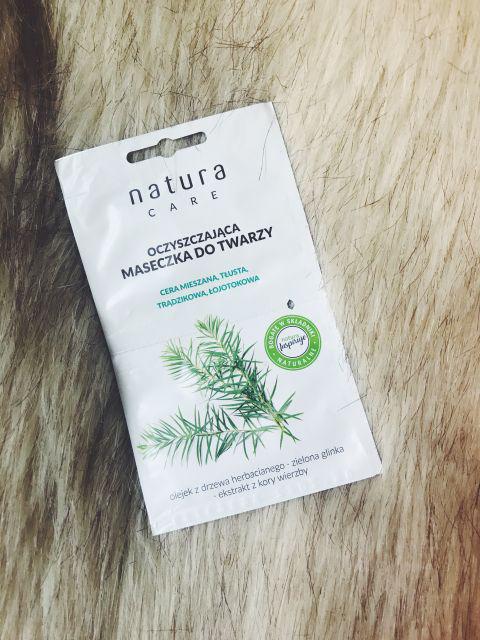 Natura Care maseczka zielona glinka drzewo herbaciane