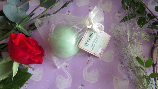 Nacomi Kula do kąpieli, O zapachu zielonej herbaty, Z olejem arganowym