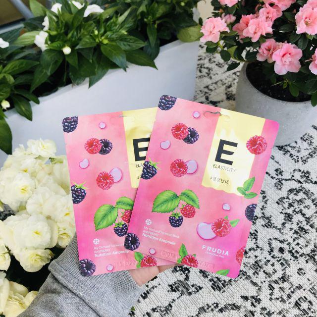 Frudia Maska do twarzy w płacie, My Orchard Squeeze Mask, Raspberry