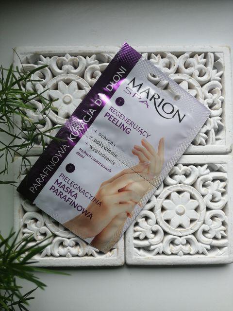 Marion SPA, Parafinowa kuracja dla dłoni, 2-etapowa, Regenerujący peeling, Pielęgnacyjna maska parafinowa