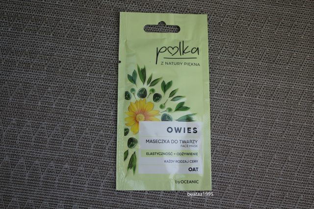 Polka Maseczka do twarzy, Elastyczność + Odżywienie, Owies