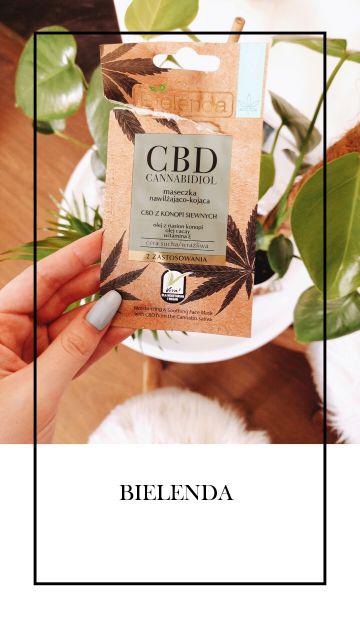 Bielenda CBD, Cannabidiol, Maseczka do twarzy, Nawilżająco-kojąca