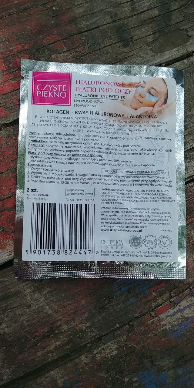 Pładki pod oczy