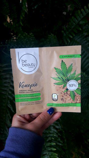 Kremowa maseczka Bebeauty konopie