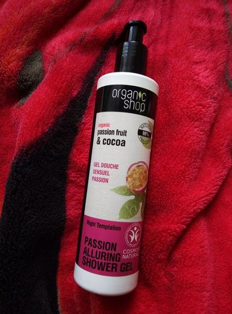 Organic Shop Żel pod prysznic, Nocna pokusa, Passion Fruit & Cocoa