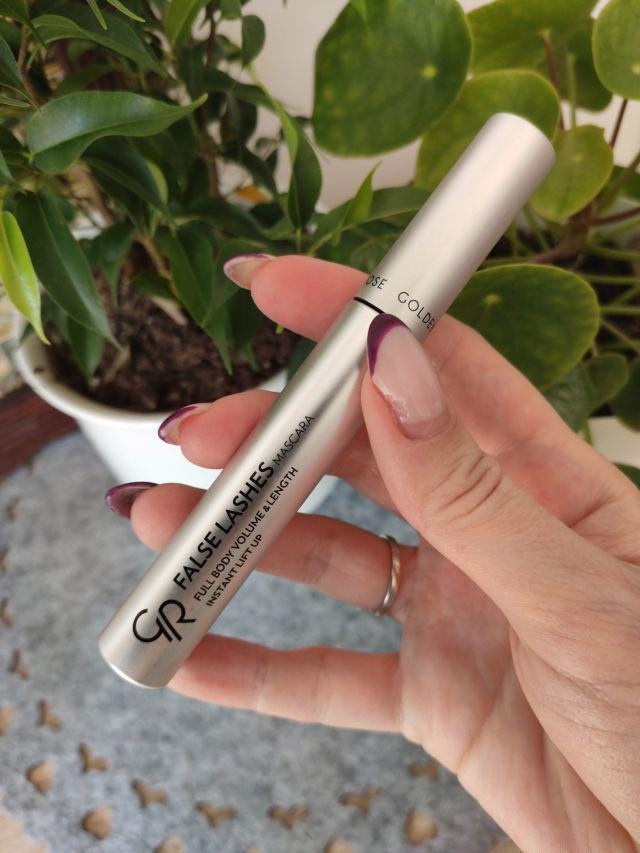 Golden Rose False Lashes Mascara, Tusz do rzęs, Wydłużająco-pogrubiający, Black