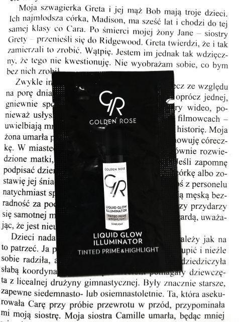 Golden Rose Liquid Glow Illuminator, Tinted Prime & Highlight, Baza pod makijaż z efektem rozświetlacza