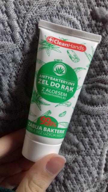 CleanHands Antybakteryjny żel do rąk, Z aloesem i prowitaminą B5