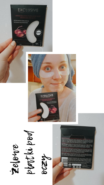 Marion Exclusive, Hydrożelowe płatki pod oczy Intensywnie odmładzają, z kolagenem.