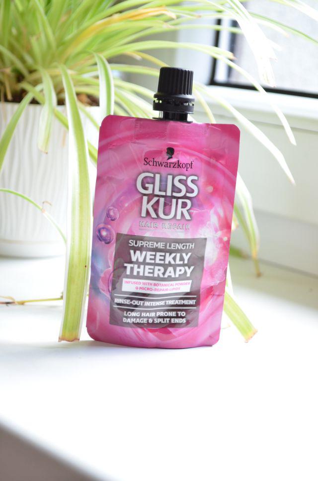 Schwarzkopf Gliss Kur, Hair Repair, Weekly Therapy, Intensywna odżywka do włosów, Do bardzo zniszczonych i suchych włosów