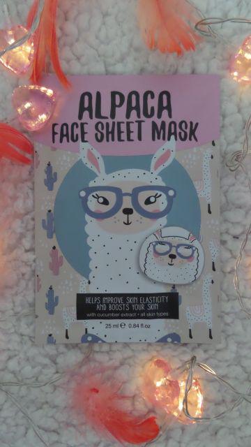 Mascot Europe Maska do twarzy w płacie, Alpaca