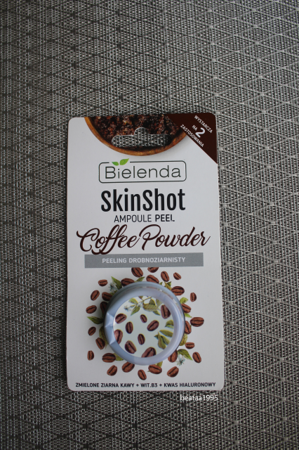 Bielenda Skin Shot, Ampoule Peel, Peeling drobnoziarnisty, Coffee Powder