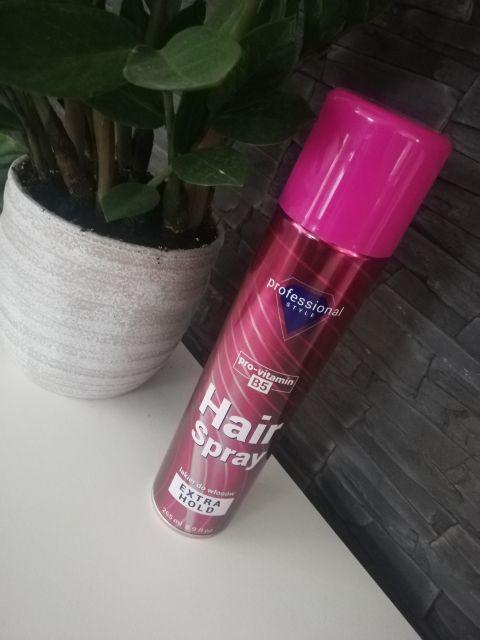 Professional Style Lakier do włosów, Super mocny, Z dodatkiem witaminy B5 i keratyny, nr 4