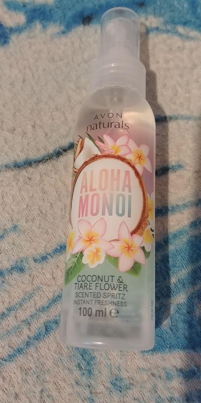 Avon Naturals, Mgiełka do ciała, Aloha Monoi, Coconut & Tiare Flower