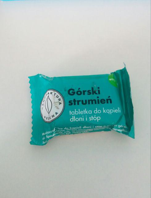 Marba Cosmetics Manufaktura Piękna, Tabletka do kąpieli dłoni i stóp, Górski strumień