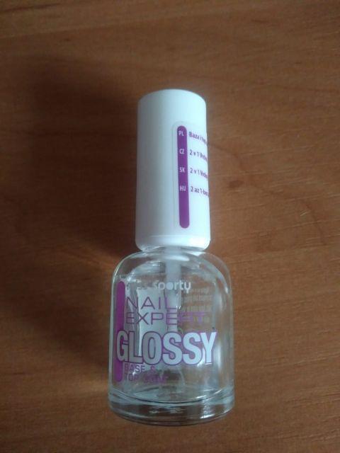 Miss Sporty Nail Expert, Glossy, Baza i top coat 2w1